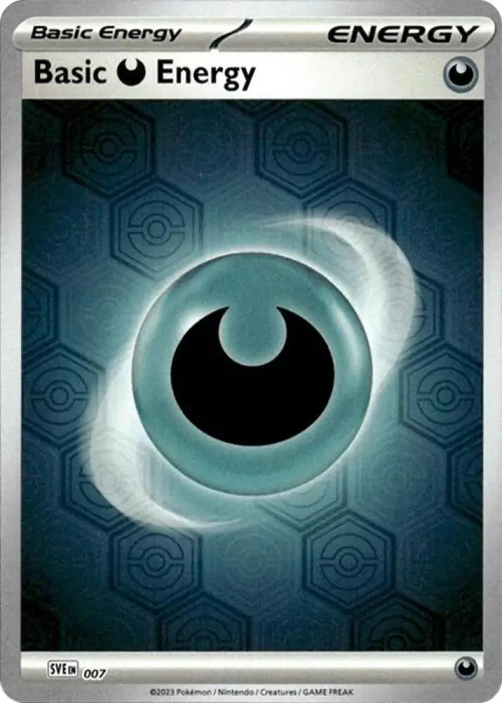 Basic Darkness Energy (007) [Scarlet & Violet: Shrouded Fable] - Pokemon Single