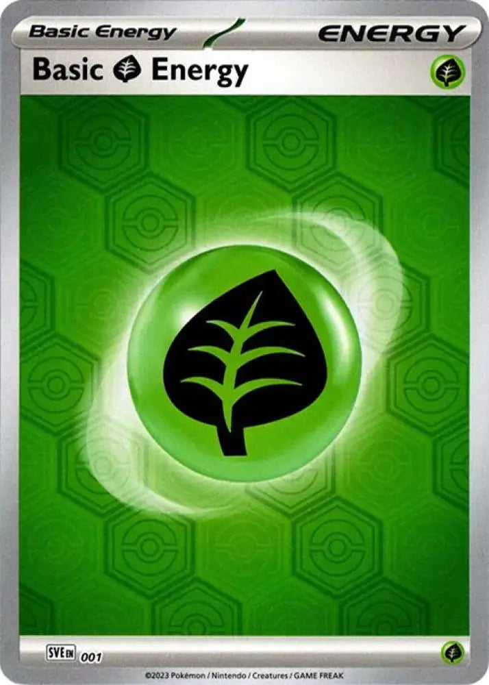 Basic Grass Energy (001) [Scarlet & Violet: Shrouded Fable] - Pokemon Single