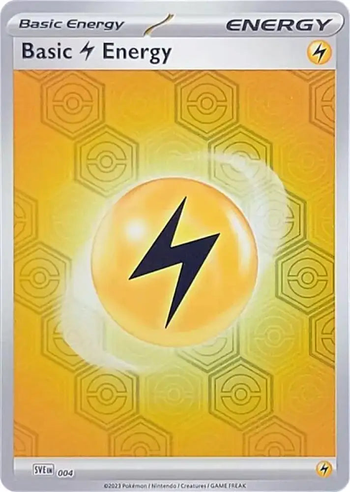 Basic Lightning Energy (004) [Scarlet & Violet: Shrouded Fable] - Pokemon Single
