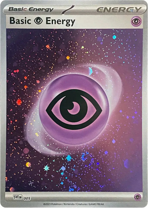 Basic Psychic Energy (005) (Cosmos Holo) [Scarlet & Violet: Base Set] - Pokemon Single