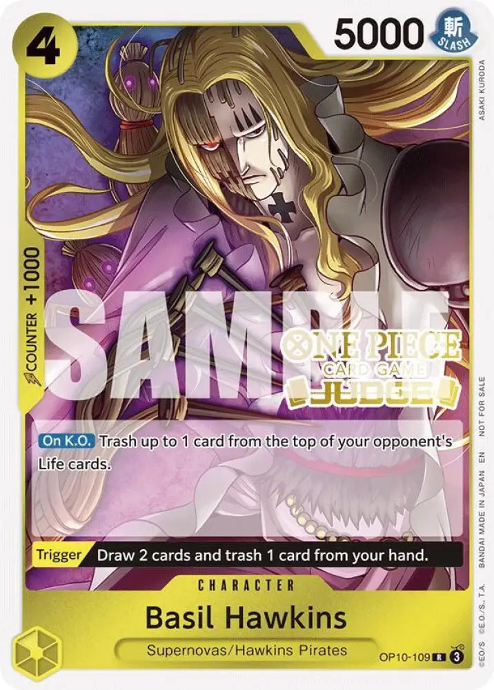 Basil Hawkins (Judge Pack Vol. 6) (OP10-109) [One Piece Promotion Cards]