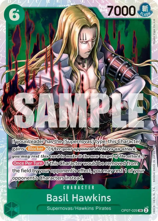 Basil Hawkins - OP07-029 (Reprint) [Premium Booster -The Best- Vol. 2]