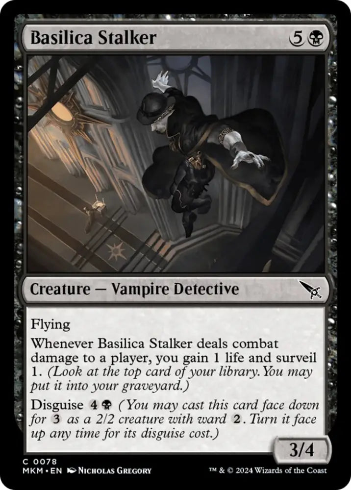 Basilica Stalker [Murders at Karlov Manor] - MTG Single