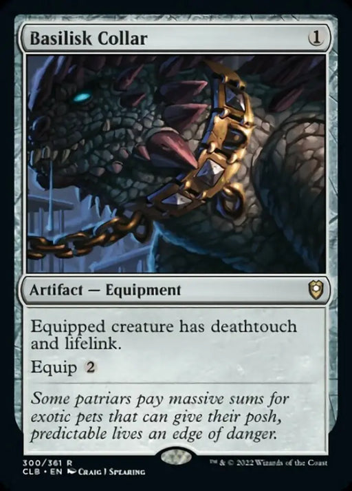 Basilisk Collar [Commander Legends: Battle for Baldur’s Gate] - MTG Single