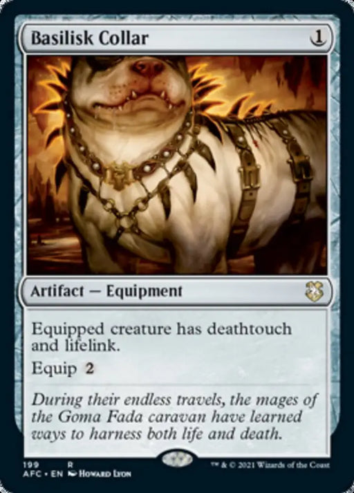 Basilisk Collar [Dungeons & Dragons: Adventures in the Forgotten Realms Commander] - MTG Single