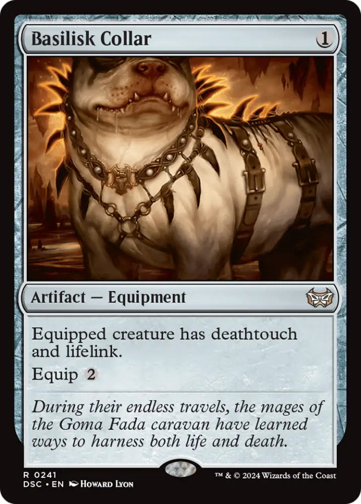 Basilisk Collar [Duskmourn: House of Horror Commander] - MTG Single
