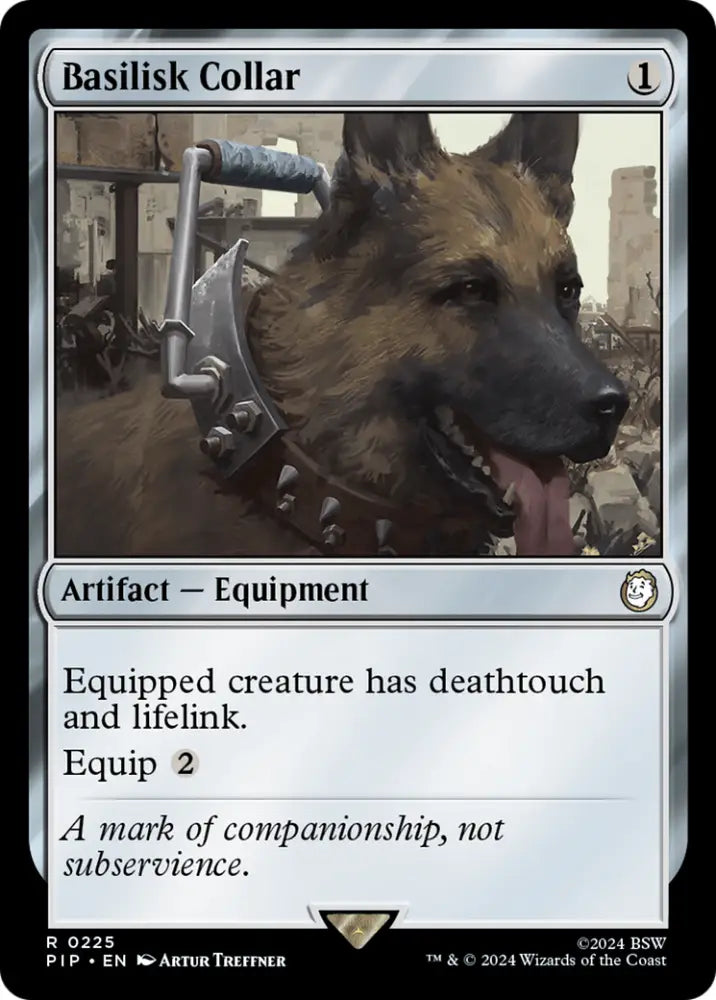 Basilisk Collar [Fallout] - MTG Single