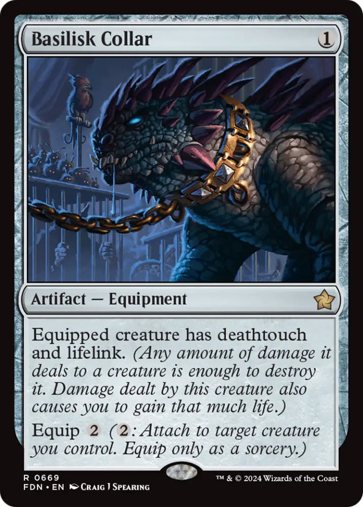 Basilisk Collar [Foundations] - MTG Single