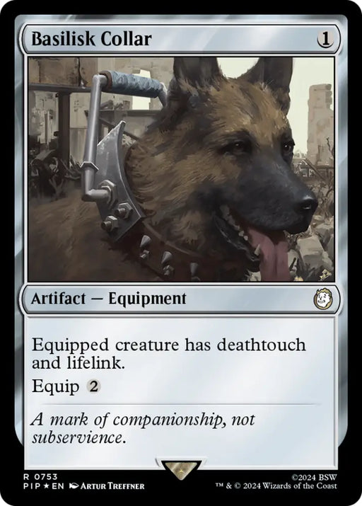Basilisk Collar (Surge Foil) [Fallout] - MTG Single