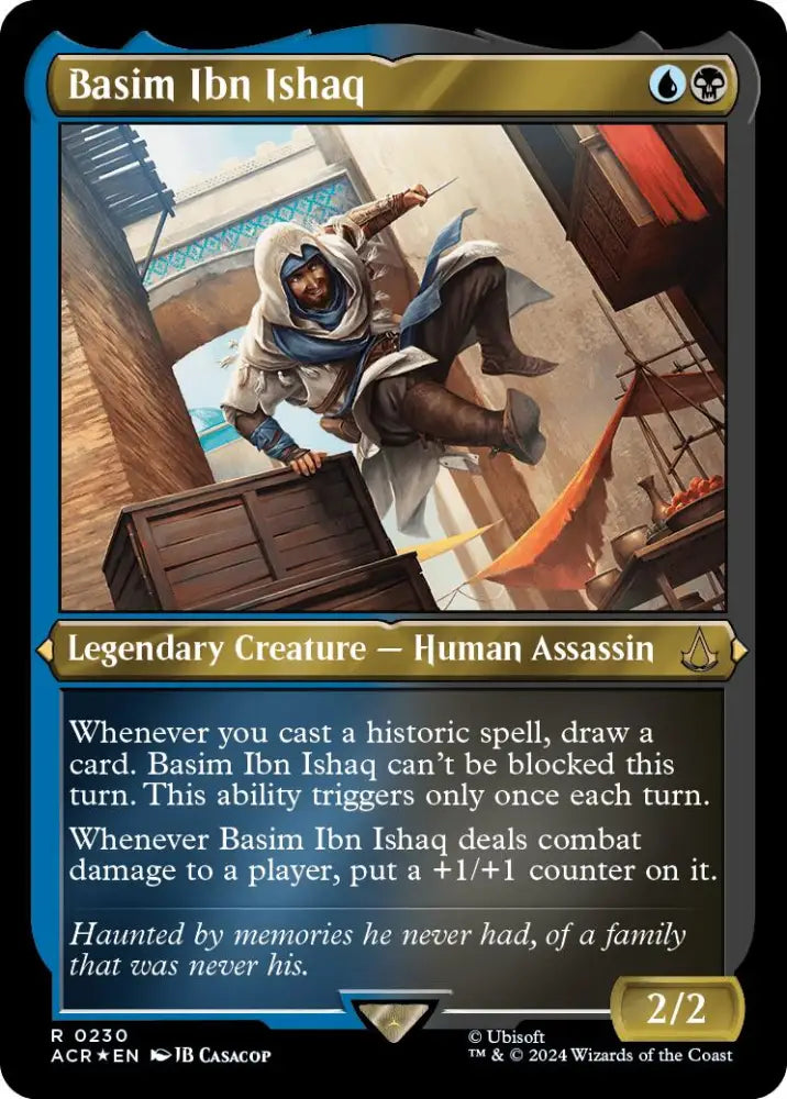 Basim Ibn Ishaq (Foil Etched) [Assassin’s Creed] - MTG Single