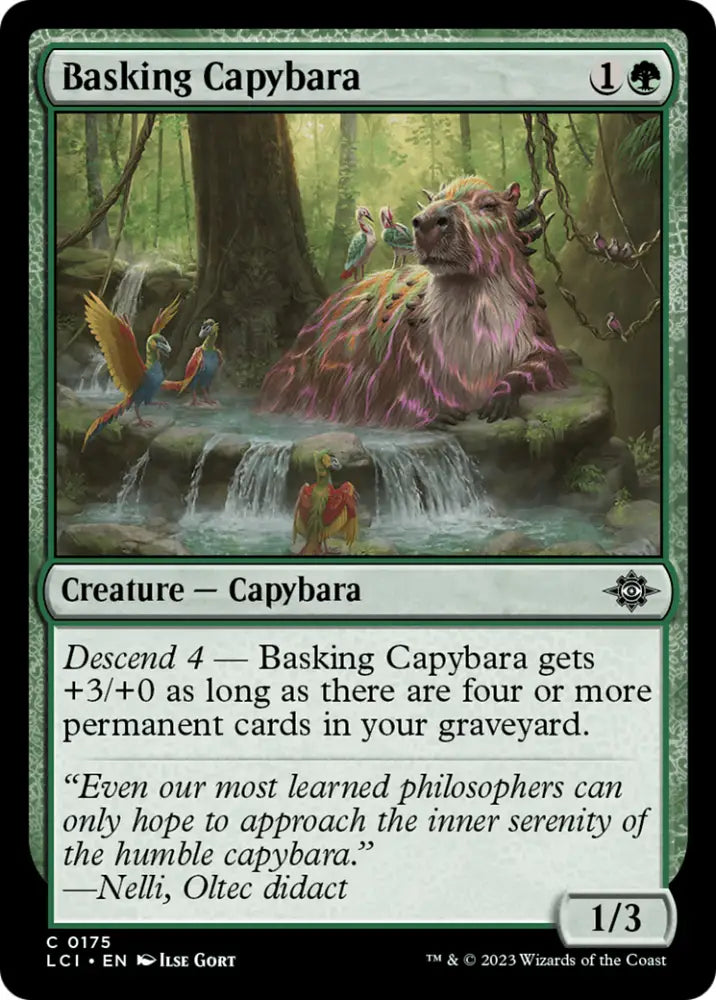Basking Capybara [The Lost Caverns of Ixalan] - MTG Single
