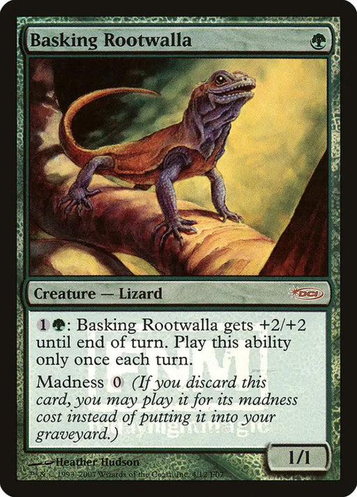 Basking Rootwalla [Friday Night Magic 2007] - MTG Single