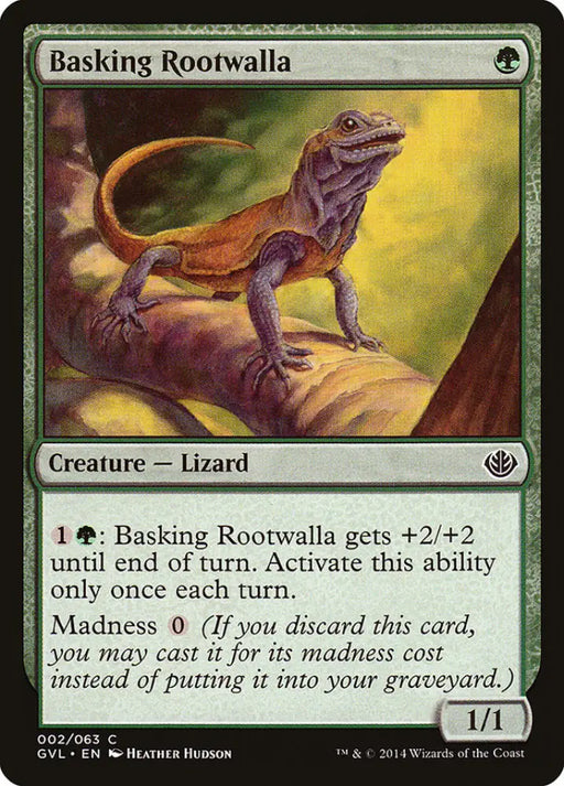Basking Rootwalla (Garruk vs. Liliana) [Duel Decks Anthology] - MTG Single