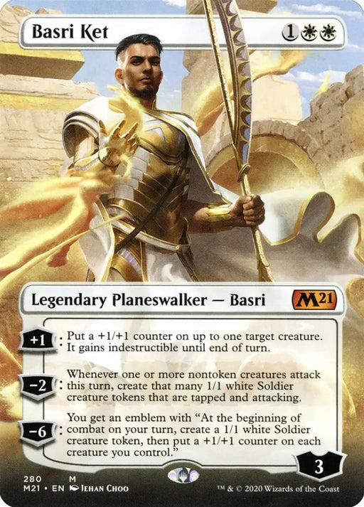 Basri Ket (Borderless) [Core Set 2021] - MTG Single