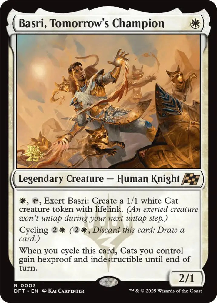 Basri Tomorrow’s Champion [Aetherdrift Prerelease Promos] - MTG Single