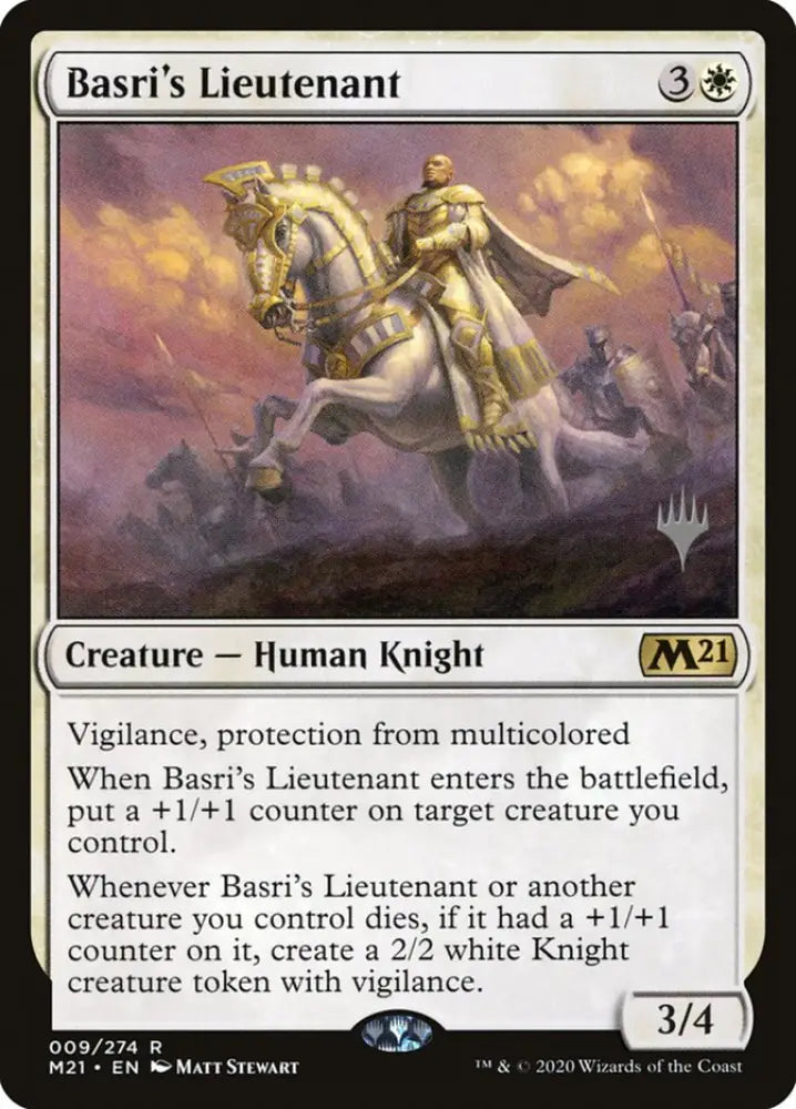 Basri’s Lieutenant (Promo Pack) [Core Set 2021 Promos] - MTG Single