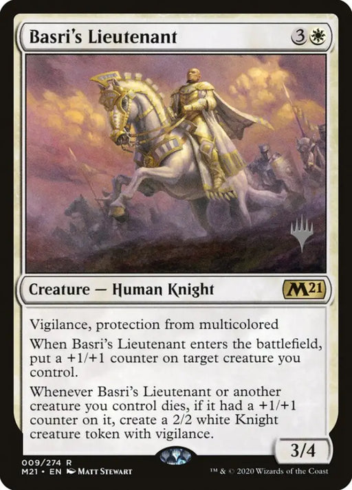 Basri’s Lieutenant (Promo Pack) [Core Set 2021 Promos] - MTG Single