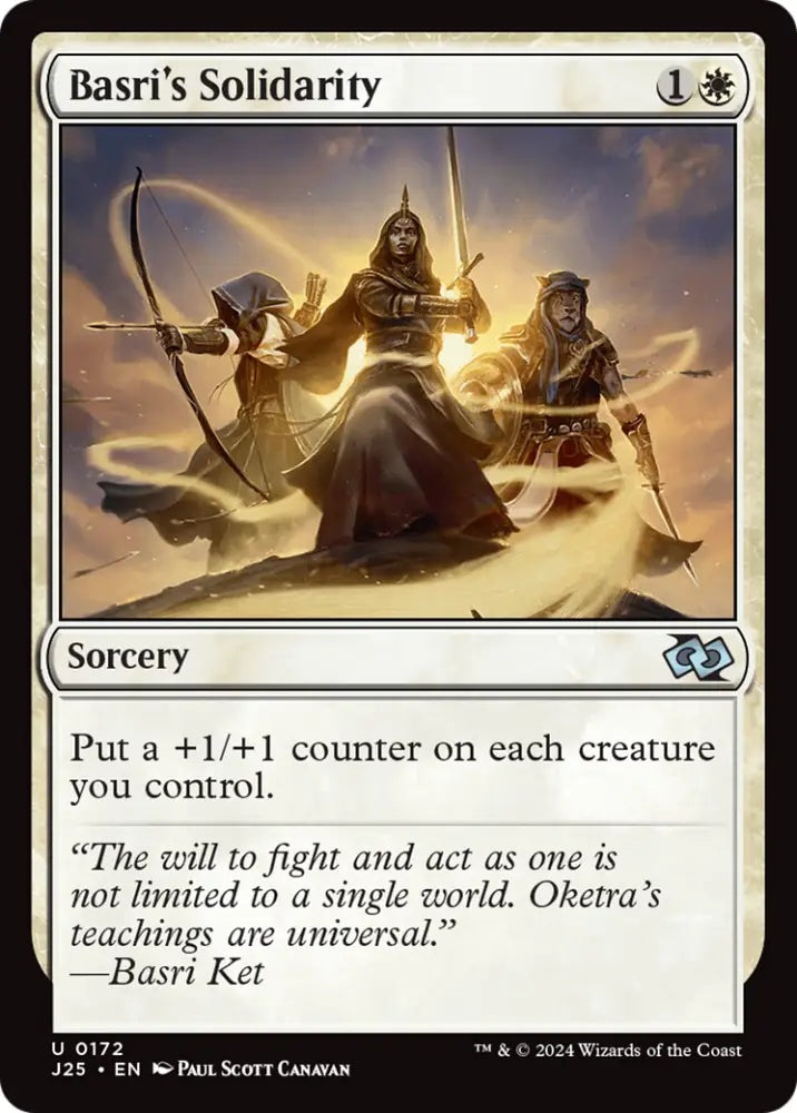 Basri’s Solidarity [Foundations Jumpstart] - MTG Single