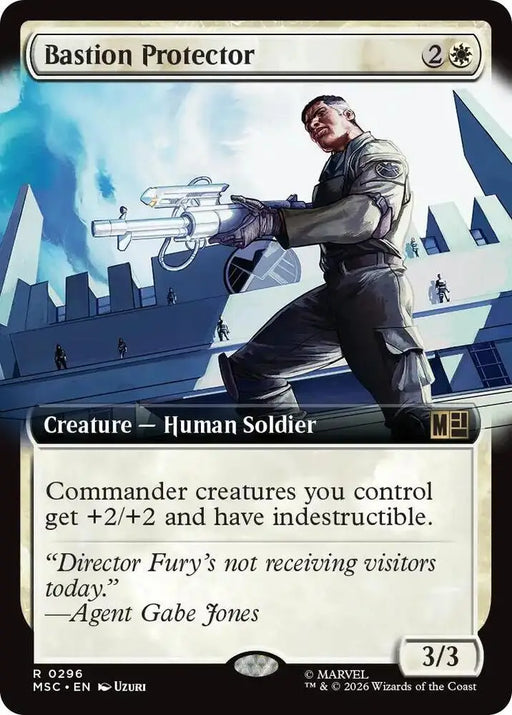 Bastion Protector (Extended Art) (296) [Marvel Super Heroes Commander]