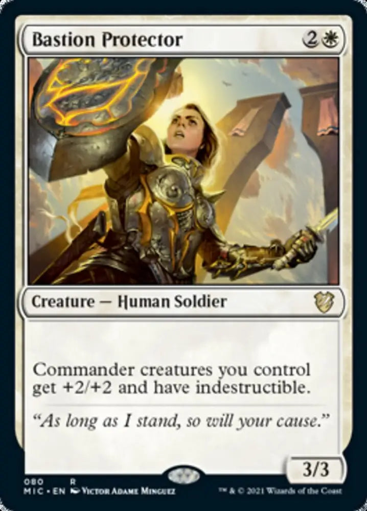 Bastion Protector [Innistrad: Midnight Hunt Commander] - MTG Single