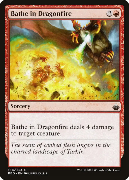 Bathe in Dragonfire [Battlebond] - MTG Single