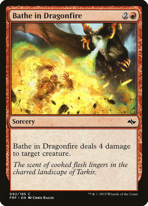 Bathe in Dragonfire [Fate Reforged] - MTG Single