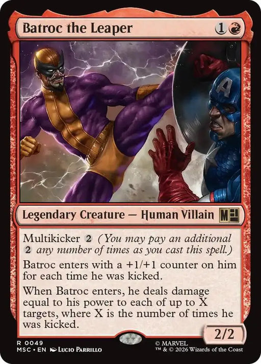 Batroc the Leaper (49) [Marvel Super Heroes Commander]