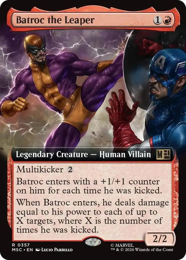 Batroc the Leaper (Extended Art) (357) [Marvel Super Heroes Commander]