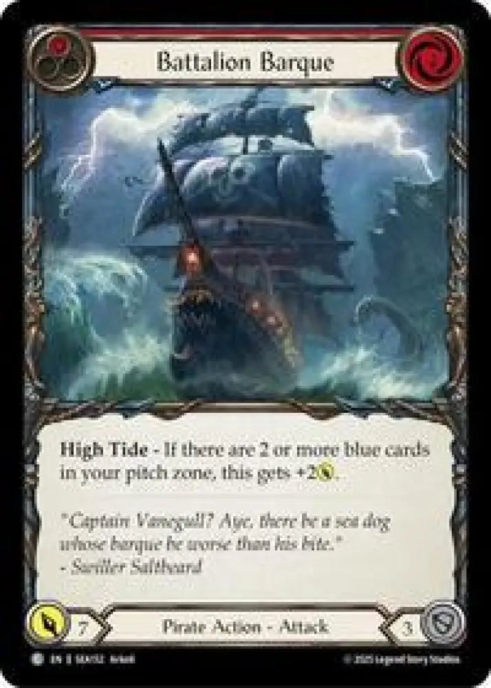 Battalion Barque (Red) (SEA152) [High Seas]