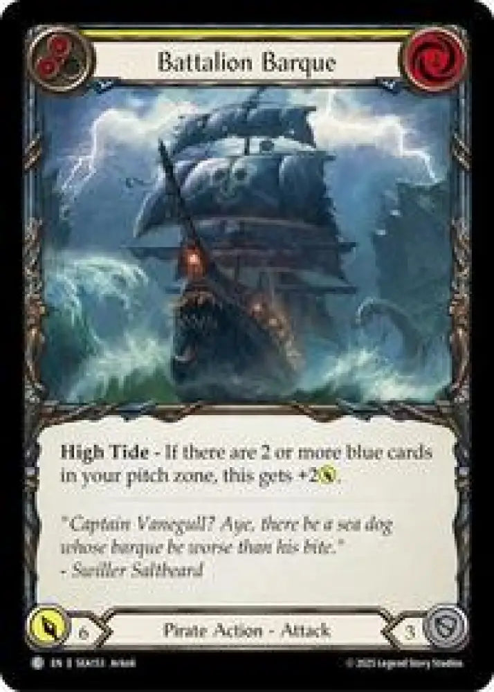 Battalion Barque (Yellow) (SEA153) [High Seas]
