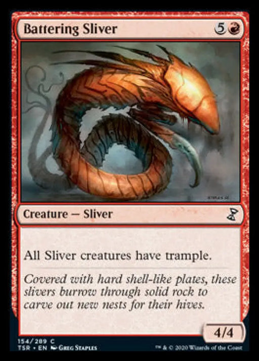 Battering Sliver [Time Spiral Remastered] - MTG Single