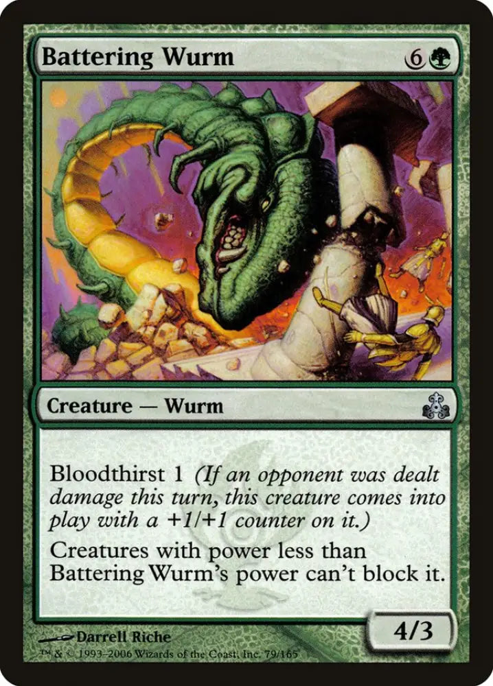 Battering Wurm [Guildpact] - MTG Single