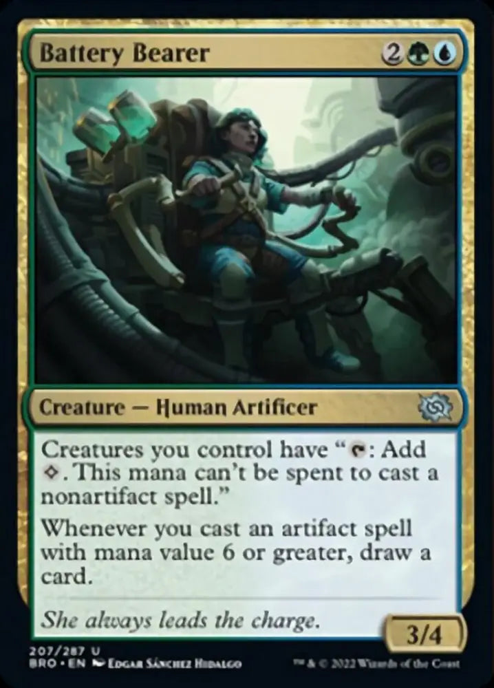 Battery Bearer [The Brothers’ War] - MTG Single