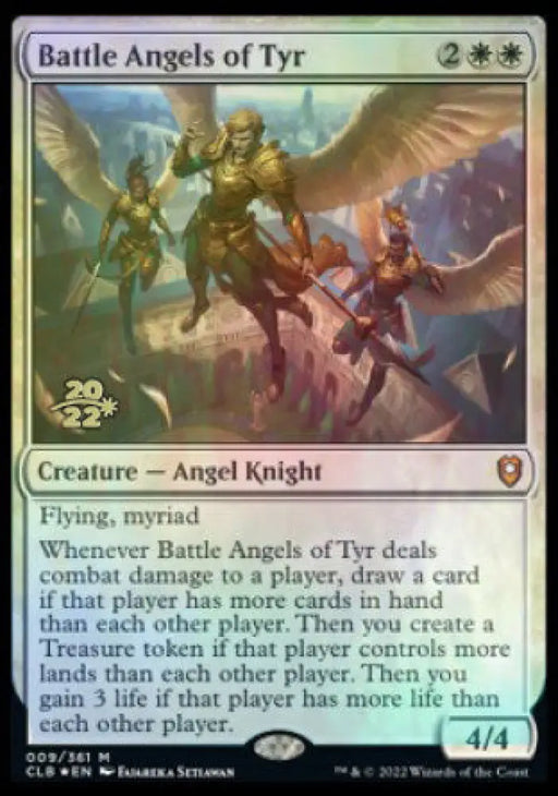 Battle Angels of Tyr [Commander Legends: Battle for Baldur’s Gate Prerelease Promos] - MTG Single