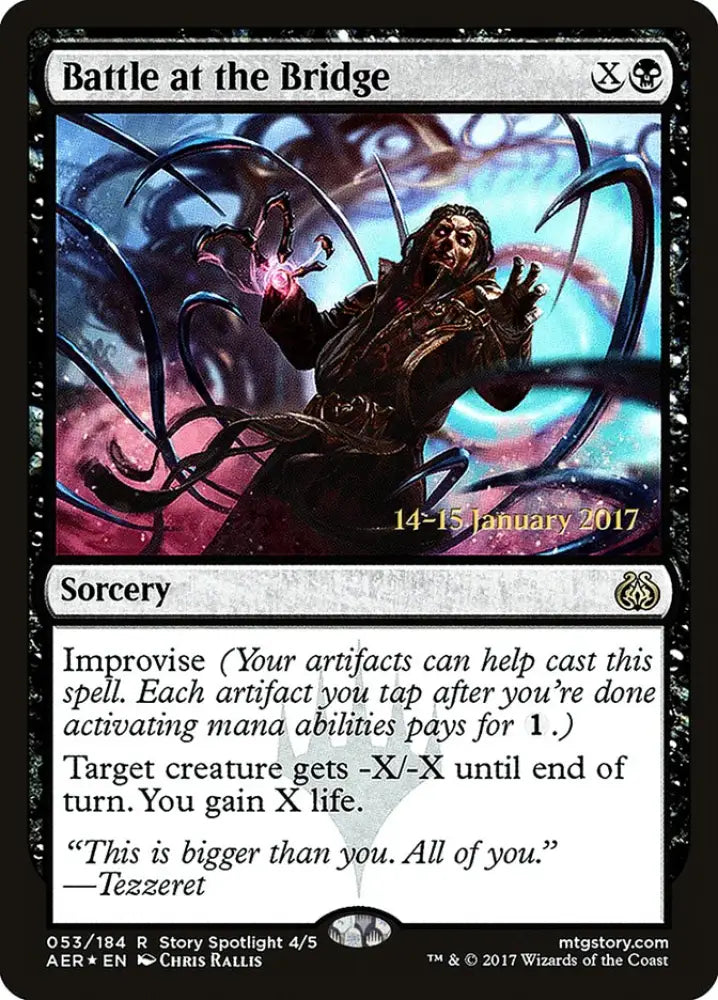 Battle at the Bridge [Aether Revolt Prerelease Promos] - MTG Single
