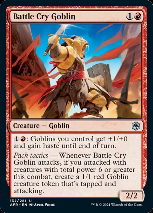Battle Cry Goblin [Dungeons & Dragons: Adventures in the Forgotten Realms] - MTG Single