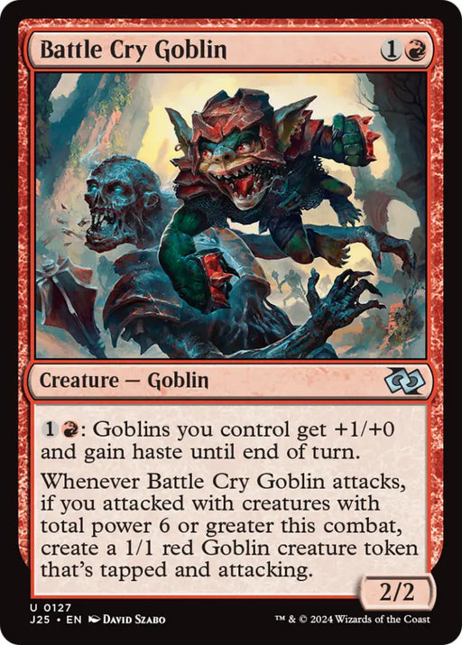 Battle Cry Goblin [Foundations Jumpstart] - MTG Single
