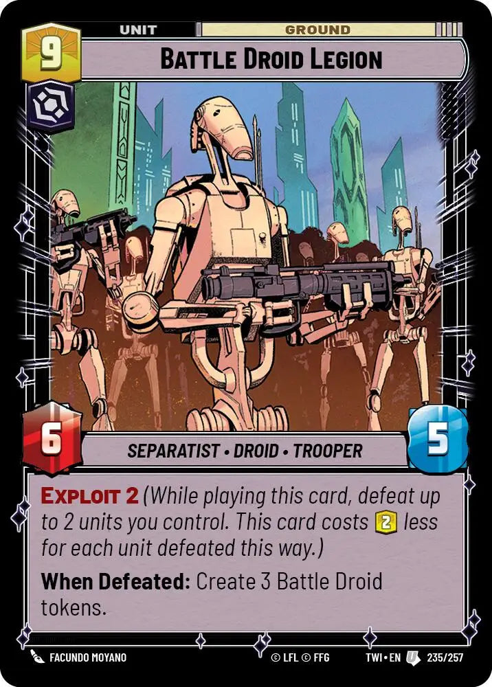 Battle Droid Legion (235/257) [Twilight of the Republic] - Star Wars: Unlimited Single