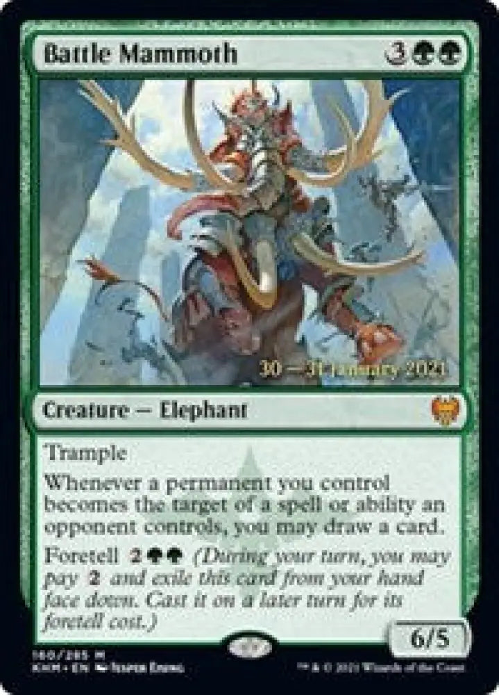 Battle Mammoth (160) [Prerelease Cards]