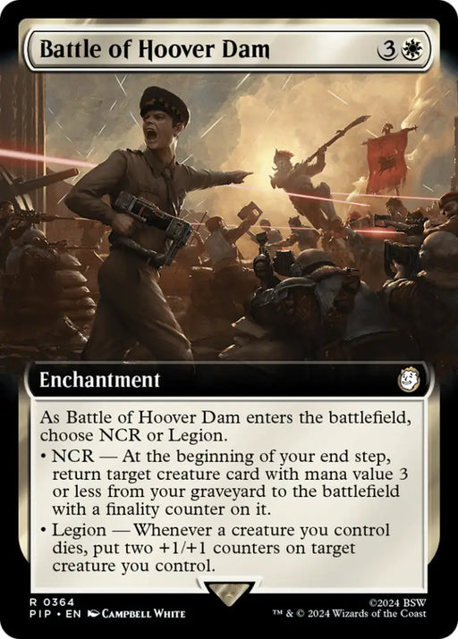 Battle of Hoover Dam (Extended Art) [Fallout] - MTG Single