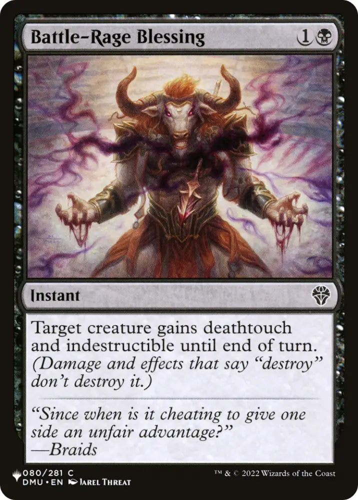 Battle-Rage Blessing [The List] - MTG Single