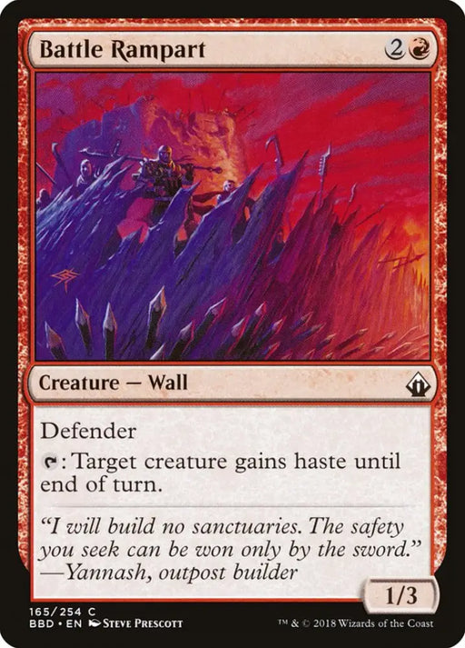 Battle Rampart [Battlebond] - MTG Single