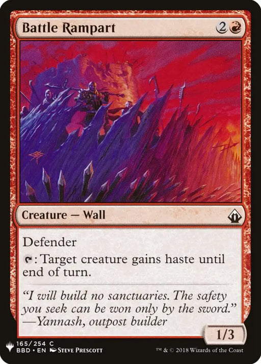 Battle Rampart [Mystery Booster] - MTG Single