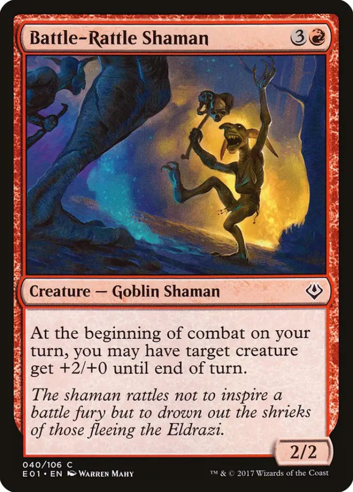 Battle-Rattle Shaman [Archenemy: Nicol Bolas] - MTG Single