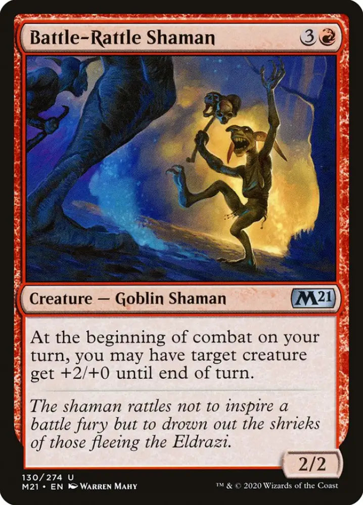 Battle-Rattle Shaman [Core Set 2021] - MTG Single