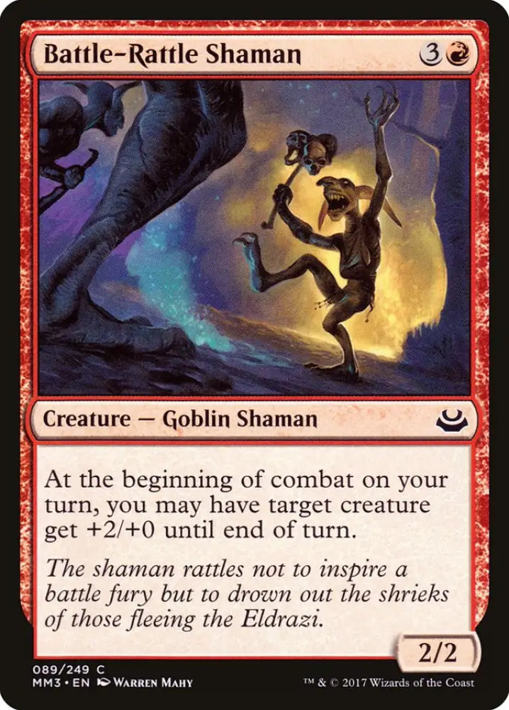 Battle-Rattle Shaman [Modern Masters 2017] - MTG Single