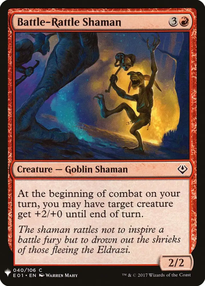 Battle-Rattle Shaman [Mystery Booster] - MTG Single