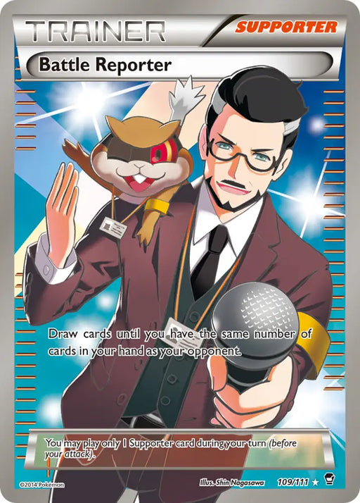 Battle Reporter (109/111) [XY: Furious Fists] - Pokemon Single