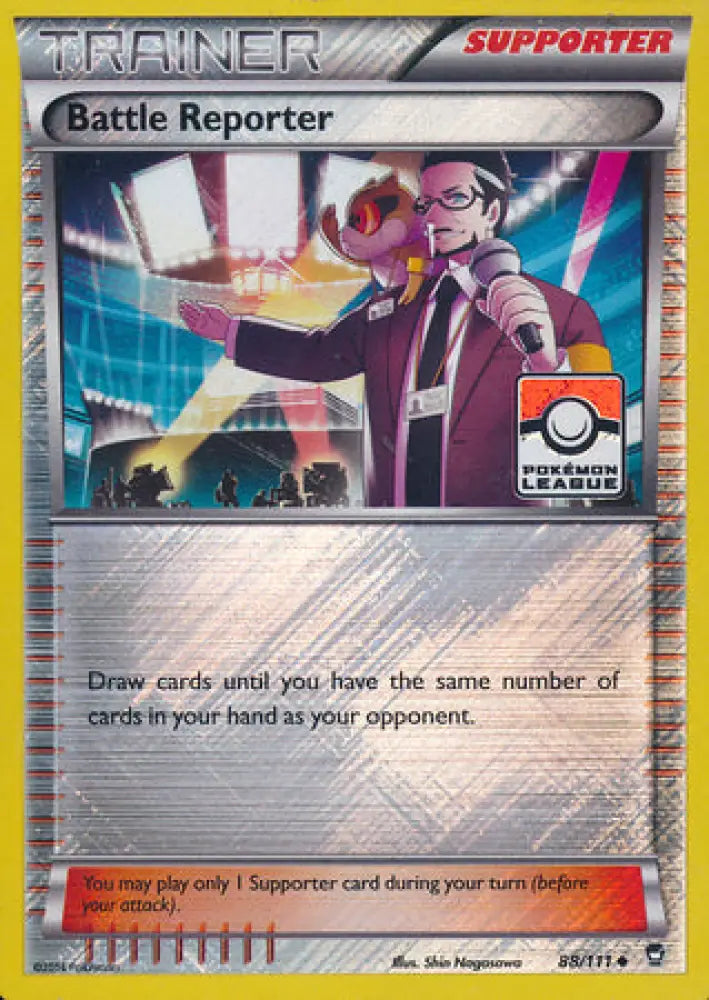 Battle Reporter (88/111) (League Promo) [XY: Furious Fists] - Pokemon Single