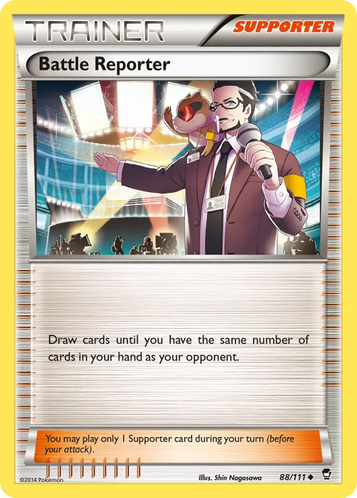 Battle Reporter (88/111) [XY: Furious Fists] - Pokemon Single